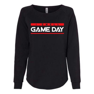 I Smell Game Day Sports Lover Athlete Womens California Wash Sweatshirt