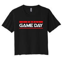 I Smell Game Day Sports Lover Athlete Women's Crop Top Tee