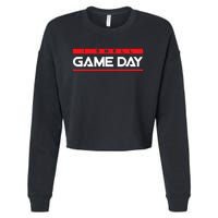 I Smell Game Day Sports Lover Athlete Cropped Pullover Crew