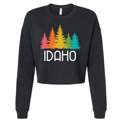 Idaho State Gift Cropped Pullover Crew
