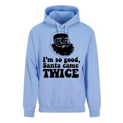 IM So Good Santa Came Twice Vintage Christmas Meme Gift Unisex Surf Hoodie