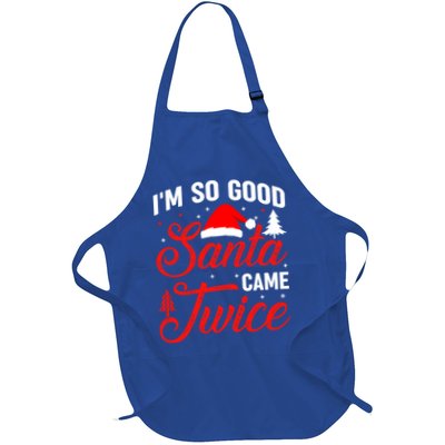Im So Good Santa Came Twice Naughty Ugly Dirty Santa Gift Apron