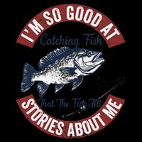 IM So Good At Catching Fish That The Fish Tell Stories 16 in Basic Backpack