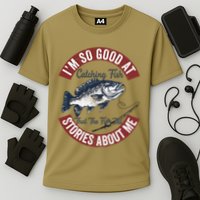 IM So Good At Catching Fish That The Fish Tell Stories Cooling Performance Crew T-Shirt