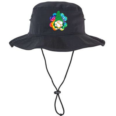 Irish Shamrock Gnome Tie Dye Hippie St. Patricks Day Bucket Hat