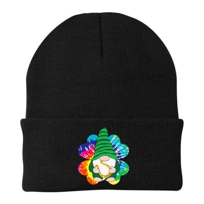 Irish Shamrock Gnome Tie Dye Hippie St. Patricks Day Beanie