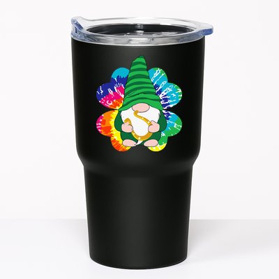 Irish Shamrock Gnome Tie Dye Hippie St. Patricks Day Tumbler