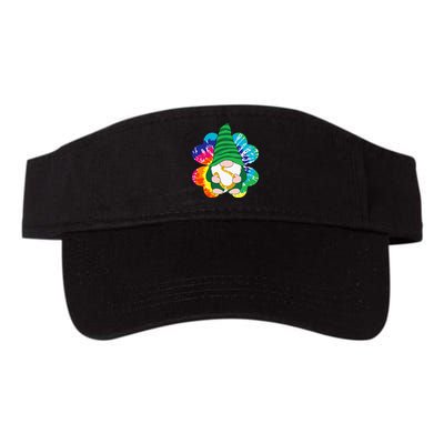 Irish Shamrock Gnome Tie Dye Hippie St. Patricks Day Visor
