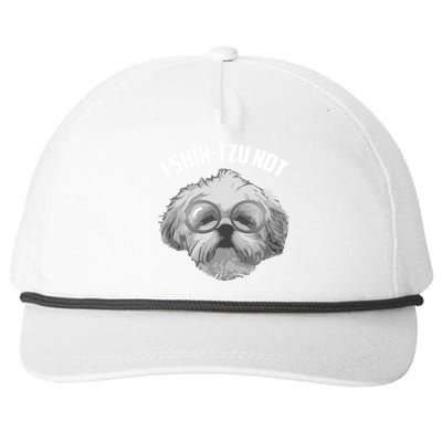 I Shihcute Gifttzu Not Gift Cool Adorable I Heart Dogs Hood Gift Snapback Five-Panel Rope Hat