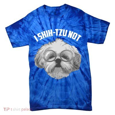 I Shihcute Gifttzu Not Gift Cool Adorable I Heart Dogs Hood Gift Tie-Dye T-Shirt