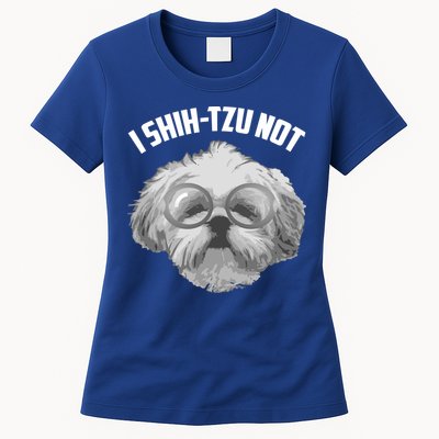 I Shihcute Gifttzu Not Gift Cool Adorable I Heart Dogs Hood Gift Womens T-Shirt