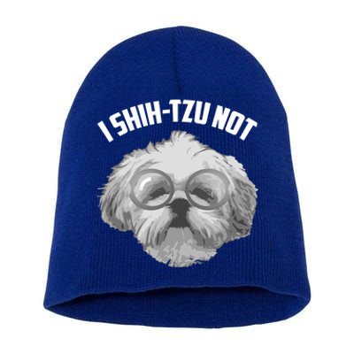 I Shihcute Gifttzu Not Gift Cool Adorable I Heart Dogs Hood Gift Short Acrylic Beanie