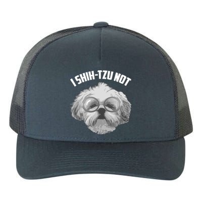 I Shihcute Gifttzu Not Gift Cool Adorable I Heart Dogs Hood Gift Yupoong Adult 5-Panel Trucker Hat