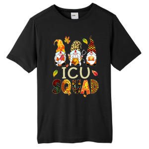 ICU Squad Gnome Nurse Leopard Thanksgiving Fall Stethoscope Tall Fusion ChromaSoft Performance T-Shirt