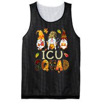 ICU Squad Gnome Nurse Leopard Thanksgiving Fall Stethoscope Mesh Reversible Basketball Jersey Tank