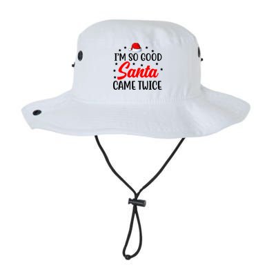 I'm So Good Santa Came Twice Funny Christmas Bucket Hat