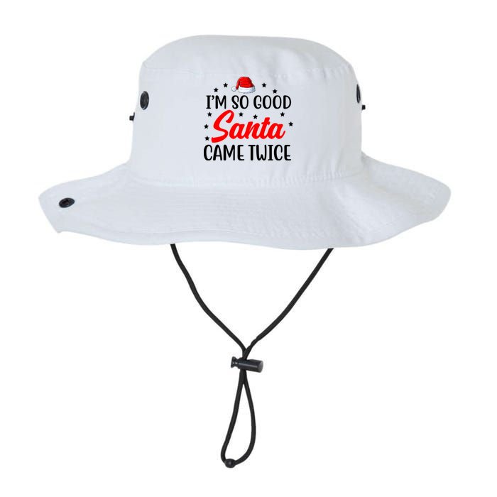 I'm So Good Santa Came Twice Funny Christmas Bucket Hat
