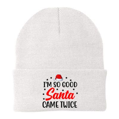 I'm So Good Santa Came Twice Funny Christmas Beanie