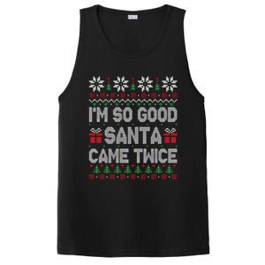 I'm So Good Santa Came Twice Santa Matching Couple Christmas Cool Gift PosiCharge Competitor Tank