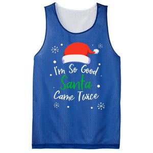 IM So Good Santa Came Twice Funny Chrismtas Gift Idea Gift Mesh Reversible Basketball Jersey Tank