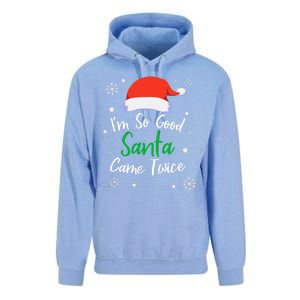 IM So Good Santa Came Twice Funny Chrismtas Gift Idea Gift Unisex Surf Hoodie