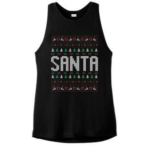 I'm So Good Santa Came Twice Ugly Xmas Couples Matching Swea Ladies PosiCharge Tri-Blend Wicking Tank