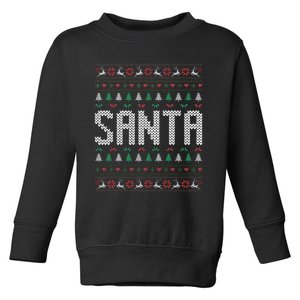 I'm So Good Santa Came Twice Ugly Xmas Couples Matching Swea Toddler Sweatshirt