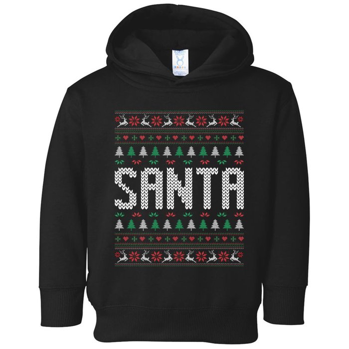 I'm So Good Santa Came Twice Ugly Xmas Couples Matching Swea Toddler Hoodie