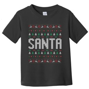 I'm So Good Santa Came Twice Ugly Xmas Couples Matching Swea Toddler T-Shirt