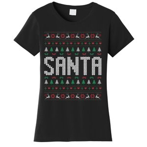 I'm So Good Santa Came Twice Ugly Xmas Couples Matching Swea Women's T-Shirt