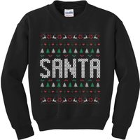 I'm So Good Santa Came Twice Ugly Xmas Couples Matching Swea Kids Sweatshirt