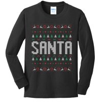 I'm So Good Santa Came Twice Ugly Xmas Couples Matching Swea Kids Long Sleeve Shirt