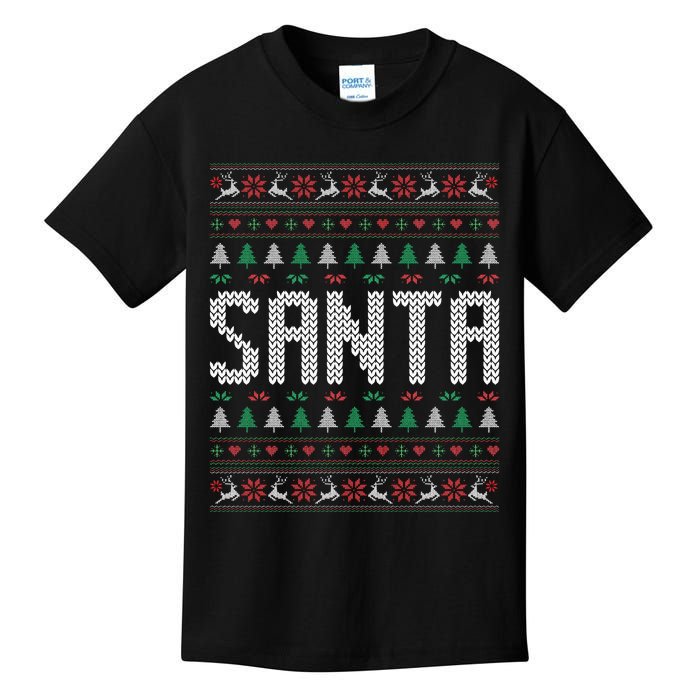 I'm So Good Santa Came Twice Ugly Xmas Couples Matching Swea Kids T-Shirt