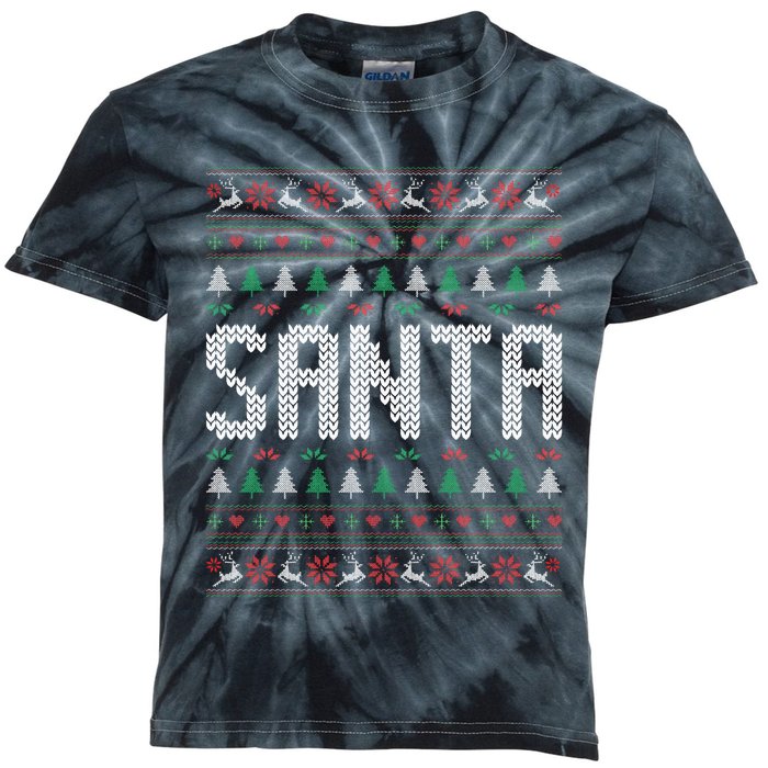 I'm So Good Santa Came Twice Ugly Xmas Couples Matching Swea Kids Tie-Dye T-Shirt