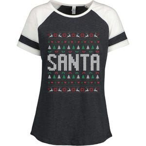 I'm So Good Santa Came Twice Ugly Xmas Couples Matching Swea Enza Ladies Jersey Colorblock Tee