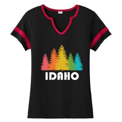 Idaho State Gift Ladies Halftime Notch Neck Tee