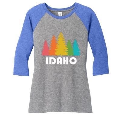 Idaho State Gift Women's Tri-Blend 3/4-Sleeve Raglan Shirt