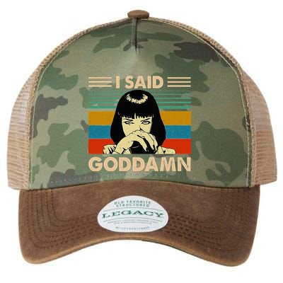 I Said Goddamn Vintage Legacy Tie Dye Trucker Hat