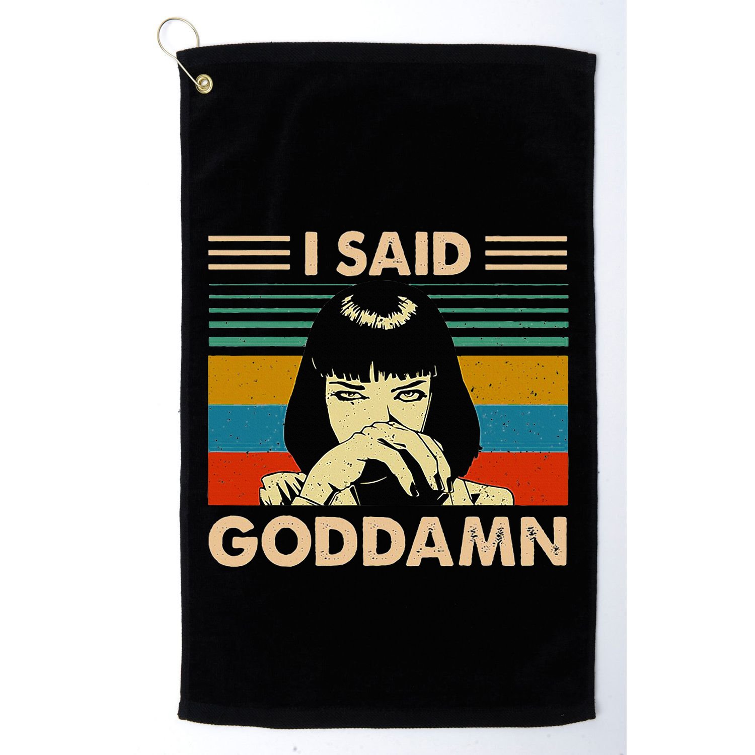 I Said Goddamn Vintage Golf Towel