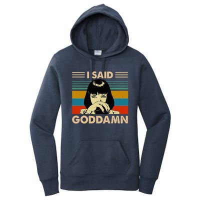 I Said Goddamn Vintage Women's Pullover Hoodie