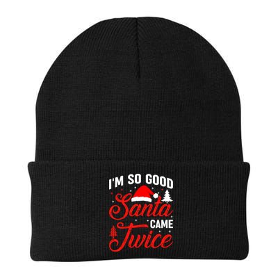 Im So Good Santa Came Twice Naughty Ugly Dirty Santa Gift Beanie