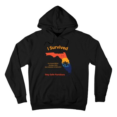 I Survived Hurricane Milton Stay Safe Floridians Hoodie