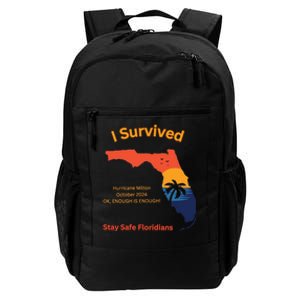 I Survived Hurricane Milton Stay Safe Floridians Daily Commute Backpack