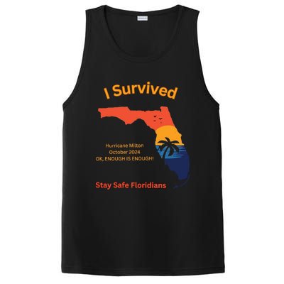 I Survived Hurricane Milton Stay Safe Floridians PosiCharge Competitor Tank