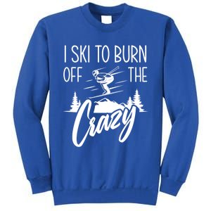 I Ski Hobby Skiing Athlete Winter Sports Ski Lover Cool Gift Sweatshirt