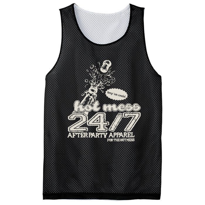 Iamunwell Store Hot Mess 24.7 Mesh Reversible Basketball Jersey Tank