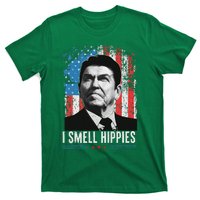 I Smell Hippies Retro American Flag Patriotic T-Shirt