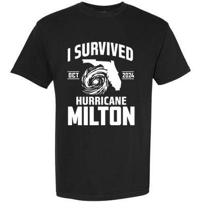 I Survived Hurricane Milton 2024 Survived Hurricane Milton Garment-Dyed Heavyweight T-Shirt