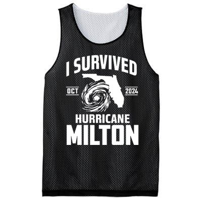 I Survived Hurricane Milton 2024 Survived Hurricane Milton Mesh Reversible Basketball Jersey Tank