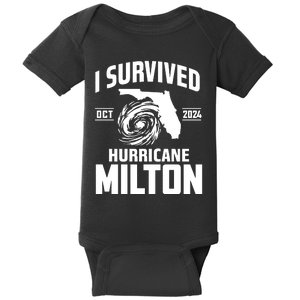 I Survived Hurricane Milton 2024 Survived Hurricane Milton Baby Bodysuit